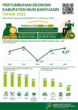 Economy Growth Of Musi Banyuasin Regency 2022