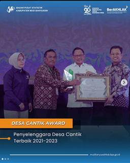 Desa Cantik Award: Penyelenggara Desa Cantik Terbaik 2021-2023