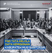 FGD on Poverty Data Management in Musi Banyuasin Regency