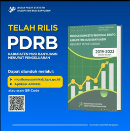 TELAH RILIS PDRB KABUPATEN MUSI BANYUASIN MENURUT PENGELUARAN TAHUN 2019-2023