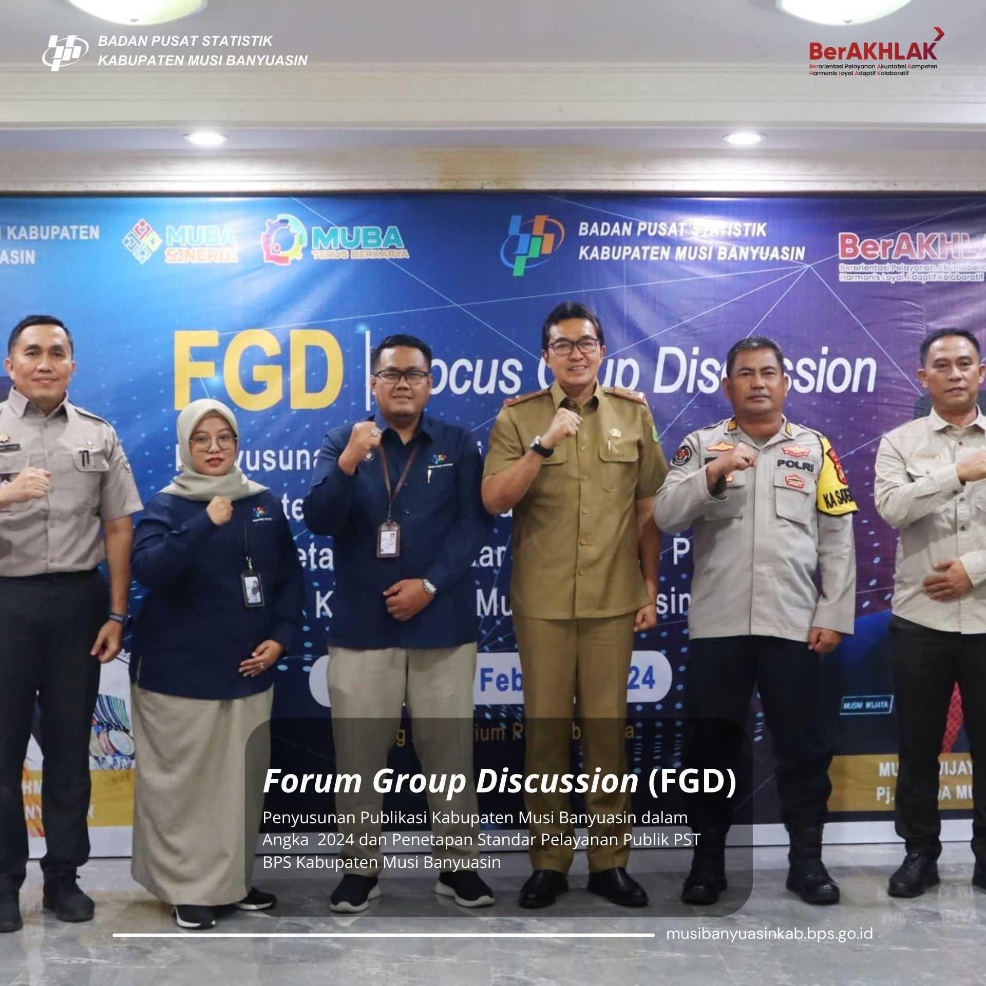 FGD Penyusunan Publikasi Kabupaten Musi Banyuasin Dalam Angka 2024