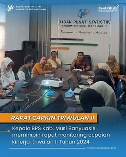 Rapat Monitoring Capaian Kinerja Triwulan II Tahun 2024