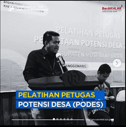 Pelatihan Petugas Pendataan Potensi Desa (PODES) 2024